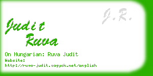 judit ruva business card